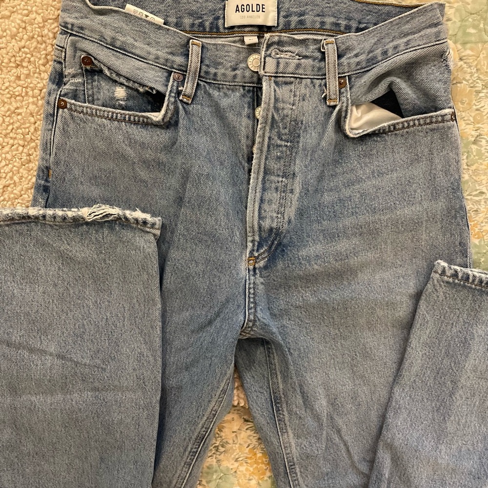 AGOLDE Women’s Light Blue Jeans